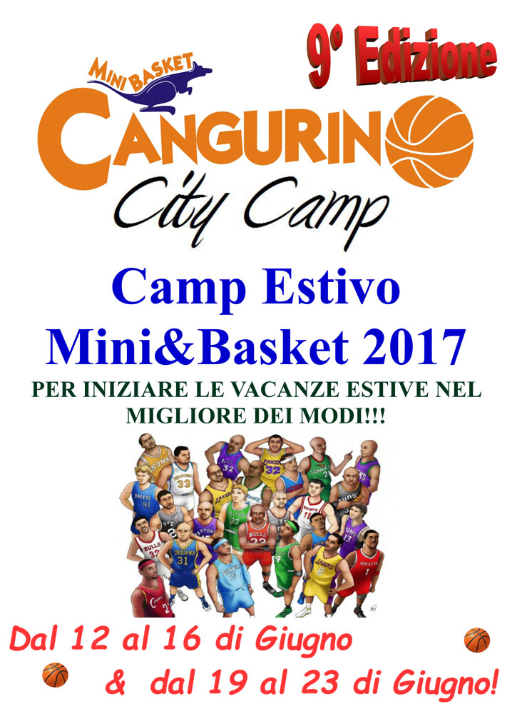 Locandina Cangurino City Camp 2017